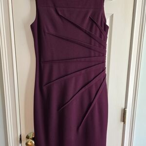 Calvin Klein Rich Purple Midi Dress